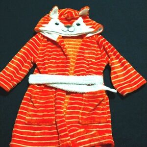 Cat and Jack Fox Hoodie Fur Robe or Beach Cover Up